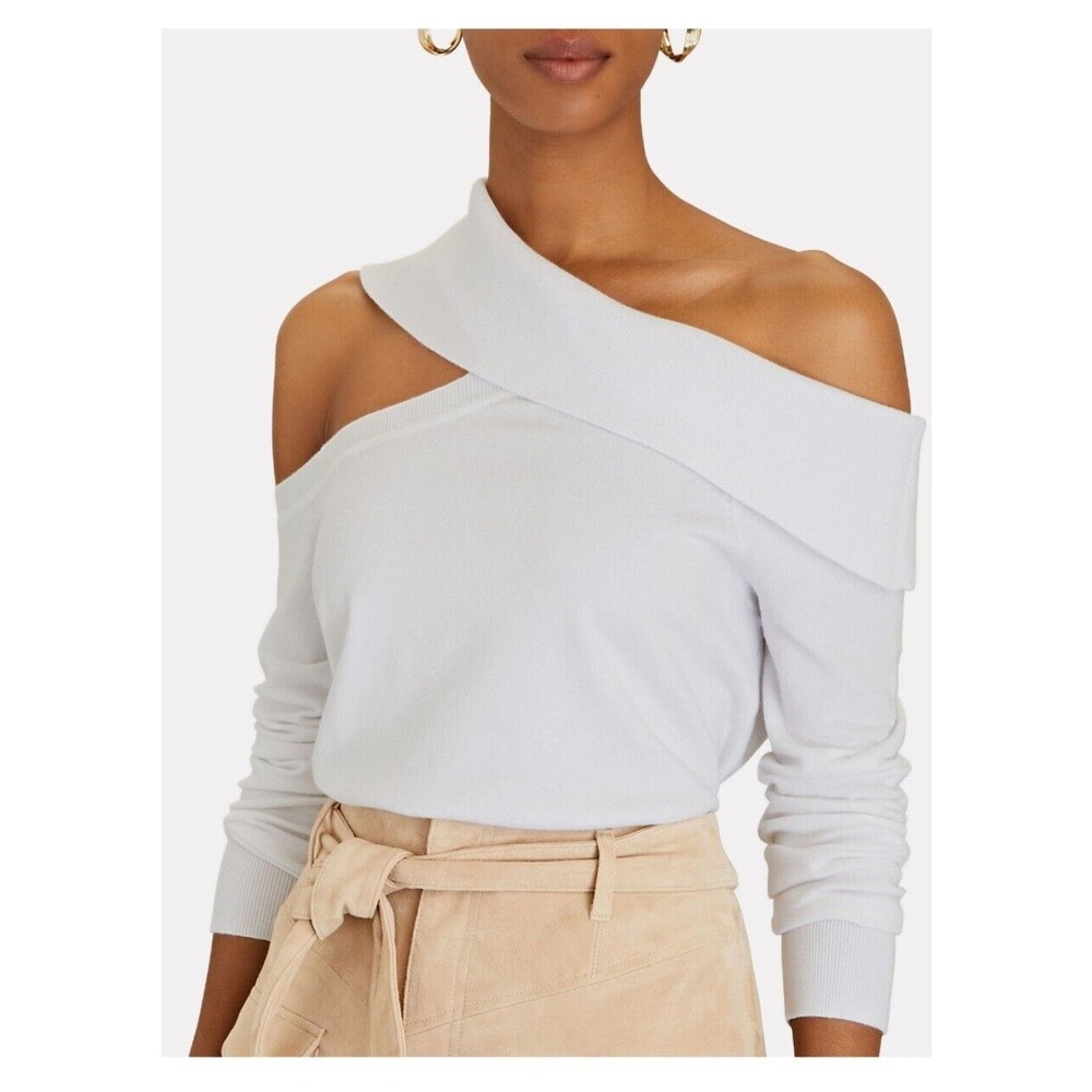 L'Agence NWT Minnie off shoulder cutout sweater size XL